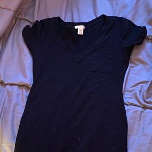 Black tight fit dress